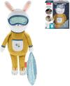 Fisher Price Baby zajíček textilní usínáček na spinkání na baterie Světlo Zvuk