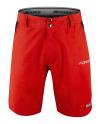 Force BLADE MTB červené šortky s odnímatelnou vložkou