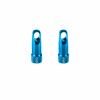 TK 91 Čepičky galuskového ventilku s klíčem,hliník,modré