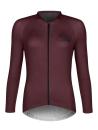 Force CHARM bordó dámský cyklistický dres - dl. rukáv POUZE L (VÝPRODEJ)