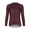 Force CHARM bordo dámský cyklodres - dlouhý rukáv POUZE XL (VÝPRODEJ)