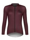 Force CHARM bordó dámský cyklistický dres - dl. rukáv