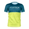 Force KID MTB CHEERY modro-limetkový dětský dres