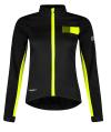 Force FROST černo-fluo dámská softshell cyklobunda Force FROST černo-fluo dámská softshell cyklobunda