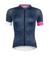 Force GAME tm.modrý dámský cyklodres - kr. rukáv POUZE M (VÝPRODEJ)
