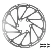 Force Kotouč brzdový -8 160 mm, 6 děr, stříbrný Force Kotouč brzdový -8 160 mm, 6 děr, stříbrný