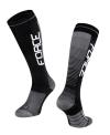 Force Ponožky COMPRESS černo-šedé POUZE XXS-XS/33-35 (VÝPRODEJ)