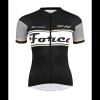 Force RETRO UNI černo-zlatý dres - kr. rukáv