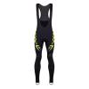 Force SPIKE černo-fluo cyklokalhoty se šráky a vložkou kalhoty