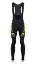 Force SPIKE černo-fluo cyklokalhoty se šráky a vložkou kalhoty