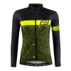 Force SPRAY LADY army-fluo dámský cyklodres - dl. rukáv POUZE L (VÝPRODEJ)