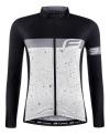 Force SPRAY LADY bílo-černý dámský cyklodres - dl. rukáv POUZE M (VÝPRODEJ)