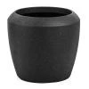 G21 Coal Round černý plastový 33,5 x 33,5 x 30,5 cm květináč G21 Coal Round černý plastový 33,5 x 33,5 x 30,5 cm květináč