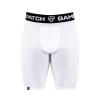 GAMEPATCH COMPRESSION SHORTS WHITE