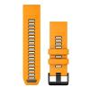 Garmin Řemínek QuickFit 26, silikonový, Spark Orange/Graphite