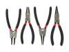 GEKO Kleště seeger sada 4ks, přímé a zahnuté, 160mm