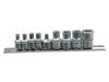 GEKO Sada hlavic torx, 9ks, 1/4[34] a 3/8[34]