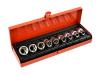 GEKO Sada hlavic torx, 9ks, E10-E24, 1/2[34]