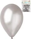 Gemar Balónky nafukovací 26cm metalické stříbrné set 10ks v sáčku Gemar Balónky nafukovací 26cm metalické stříbrné set 10ks v sáčku