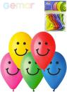 Gemar Balónky nafukovací 26cm Pastelové barevné potisk SMILE set 10ks Gemar Balónky nafukovací 26cm Pastelové barevné potisk SMILE set 10ks