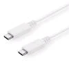 C-TECH Kabel USB 3.2, Type-C (CM/CM), PD 100W, 20Gbps, 1m, bílý C-TECH Kabel USB 3.2, Type-C (CM/CM), PD 100W, 20Gbps, 1m, bílý