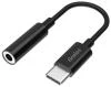 Genius ACC-C100, Redukce, USB-C zástrčka, 3,5mm jack zásuvka, 10cm, černá Genius ACC-C100, Redukce, USB-C zástrčka, 3,5mm jack zásuvka, 10cm, černá