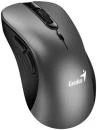 Genius Ergo 8100S Myš, bezdrátová, ergonomická, optická, 1600DPI, 6 tlačítek, USB, kovově šedá Genius Ergo 8100S Myš, bezdrátová, ergonomická, optická, 1600DPI, 6 tlačítek, USB, kovově šedá