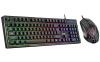 Genius GX GAMING Scorpion KM-GX3, Set klávesnice a myši, drátový, CZ+SK layout, USB, Copilot klávesa, RGB podsv., černá