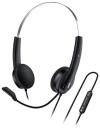 Genius HS-220U AI, Headset, náhlavní, drátový, s mikrofonem, ovládání hlasitosti,Copilot, 1× USB-C, černo-stříbrná