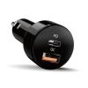Genius PD-36AC-Car, Napájecí adaptér, do auta, 36W, 1× USB-C, 1× USB, PD 3.0, QC 3.0, černý Genius PD-36AC-Car, Napájecí adaptér, do auta, 36W, 1× USB-C, 1× USB, PD 3.0, QC 3.0, černý