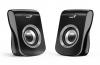 GENIUS repro SP-Q180, 2.0, 6W, USB napájení, 3,5mm jack, černo-šedé