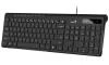 Genius Slimstar 230 II, Klávesnice, drátová, USB, CZ+SK layout, Copilot klávesa, černá Genius Slimstar 230 II, Klávesnice, drátová, USB, CZ+SK layout, Copilot klávesa, černá