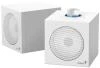 Genius SP-HF300U, Reproduktory, 2.0, 4W RMS, USB-A, USB-C, 2[34] měniče, dřevěné, ovládání hlasitosti, bílá