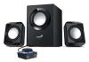 Genius SW-2.1 300 Ver. II , Reproduktory, 2.1, 10W, ovládací modul, 2× 3,5mm jack, černé Genius SW-2.1 300 Ver. II , Reproduktory, 2.1, 10W, ovládací modul, 2× 3,5mm jack, černé