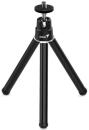 Genius Tripod 1, Stativ, vytažený 25,1cm, pro webkamery, chytré telefony a fotoaparáty, kovový, černý