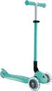 Globber - Primo Foldable Plus Lights V2 - Dark Mint/Mint skládací koloběžka