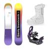 Gravity Thunder Jr snowboard + Raven S230 Black/violet vázání + Raven Pearl white boty