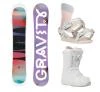 Gravity Trinity 25/26 dámský snowboard + Gravity Fenix candy vázání + Gravity Aura Atop white obuv + sleva 1000,- na příslušenství
