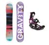 Gravity Trinity 25/26 dámský snowboard + Raven Fastec FT360 black/fuchsia vázání