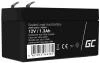 Green Cell AGM VRLA 12V 1.3Ah maintenance-free battery for the alarm system, cash register, toys Green Cell AGM VRLA 12V 1.3Ah maintenance-free battery for the alarm system, cash register, toys