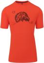 GTS 211941M pánské funkční triko s krátkým rukávem, Neon Orange