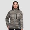 GymBeam Dámská bunda Puffer Vetiver/Black GymBeam Dámská bunda Puffer Vetiver/Black