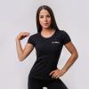 GymBeam Dámské tričko Basic Black POUZE XS (VÝPRODEJ)