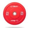 GymBeam Gumový kotouč Bumper 51 mm 25 kg
