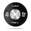 GymBeam Gumový kotouč Competition Bumper 15 kg