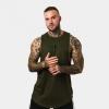 GymBeam Tílko Cut Off Military Green