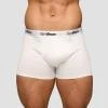 GymBeam Pánské boxerky Essentials 3Pack White GymBeam Pánské boxerky Essentials 3Pack White