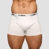 GymBeam Pánské boxerky Essentials 3Pack White POUZE XXL (VÝPRODEJ)