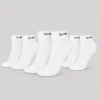 GymBeam Ponožky Quarter 3Pack White