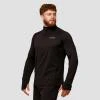 GymBeam Pulse Black pánská běžecká mikina 1/2 zip